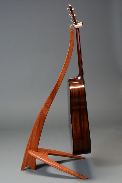 Wood Carving Manufacturer Wooden Guitar Stand Design