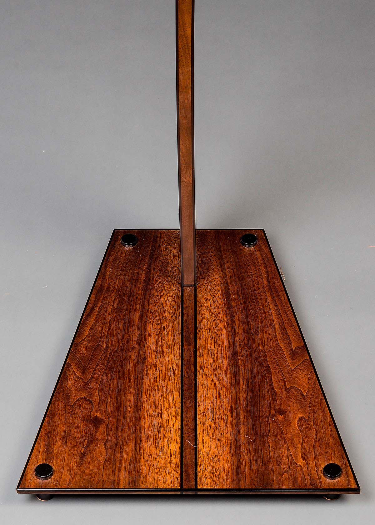 SM Guitar Stand in Walnut, Double Inlay