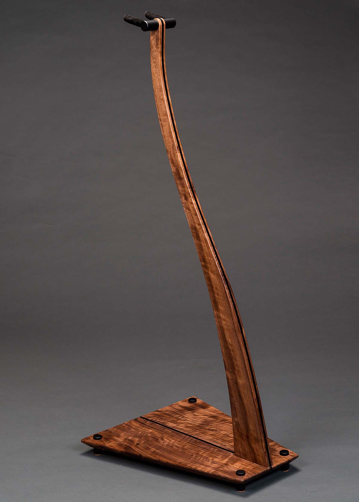 SM Guitar Stand in Claro Walnut